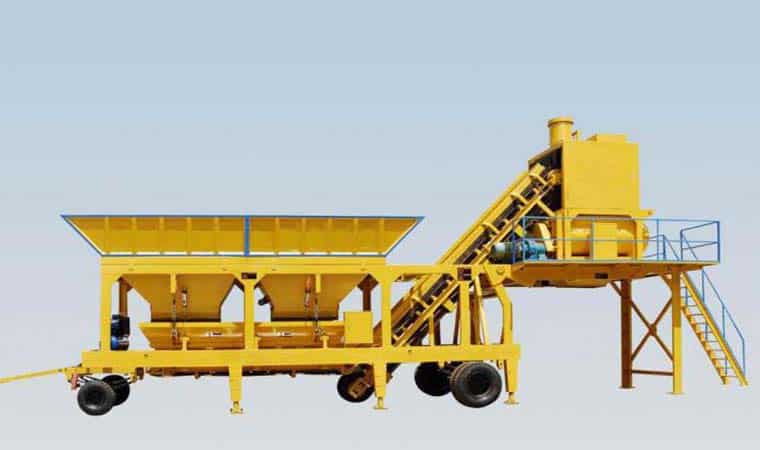 china mobile concrete batching plant manufacturers-Hamac