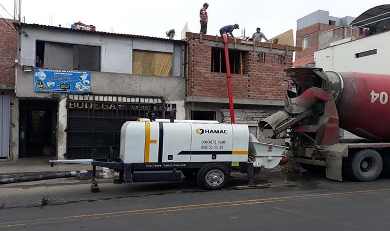 HBT50 Trailer Concrete Pump: Powering Success for Professional Contractors in Lima, Peru