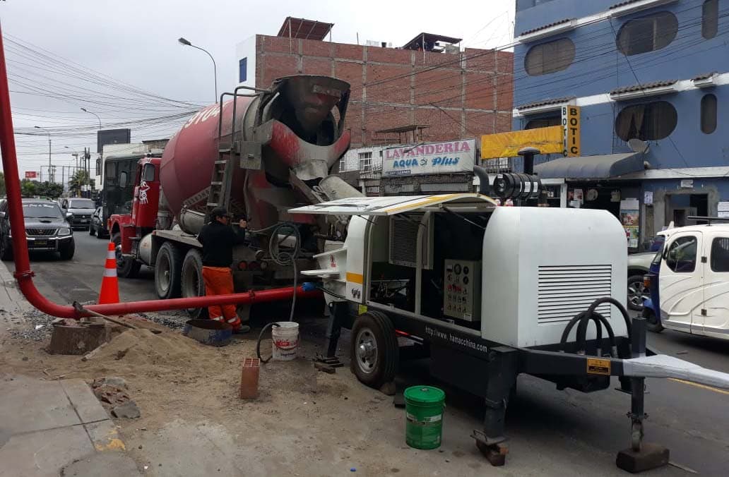 HBT50 Trailer Concrete Pump 04