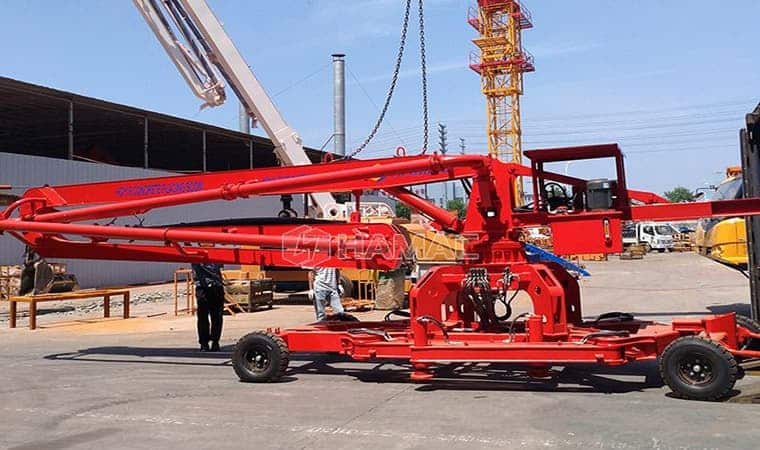 HGY15 Mobile Concrete Placing Boom Enhances Efficiency for Bahrain’s Leading Construction Contractor