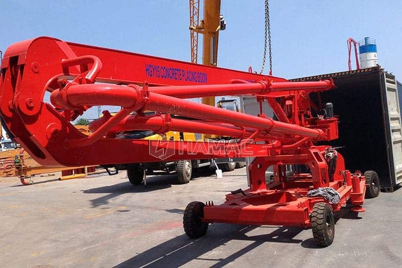 HGY15 Mobile concrete placing boom 02