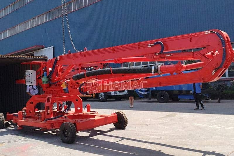 HGY15 Mobile concrete placing boom 03
