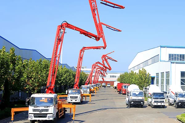 operate a truck-mounted concrete boom pump 825-3