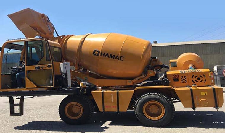 self-loading concrete mixer manufacturer-Hamac