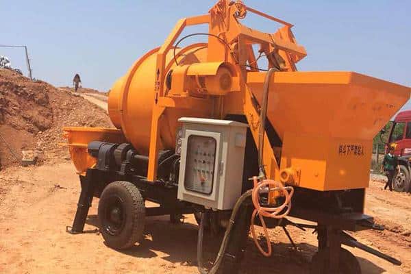 Common problems of trailer concrete mixing pump 01