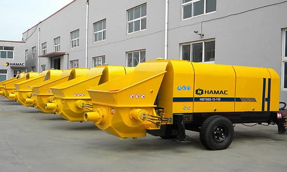 trailer-mounted concrete pump 02