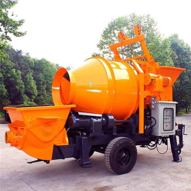What is a trailer concrete mixer pump 02