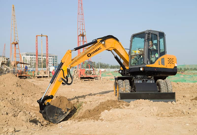 wheeled excavator 827-3
